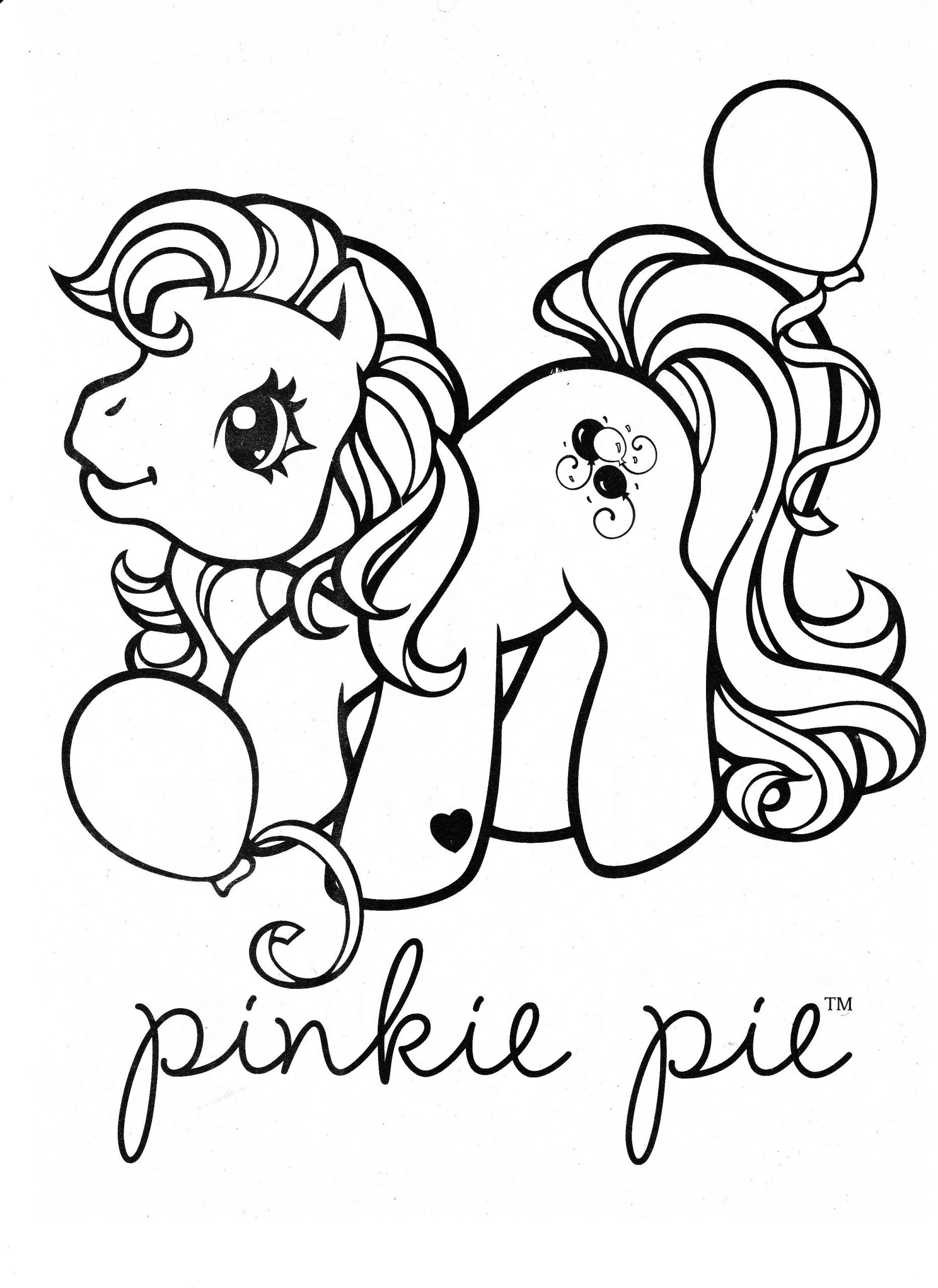 Baby My Little Pony Coloring Pages
 My Little Pony coloring page MLP Pinkie Pie