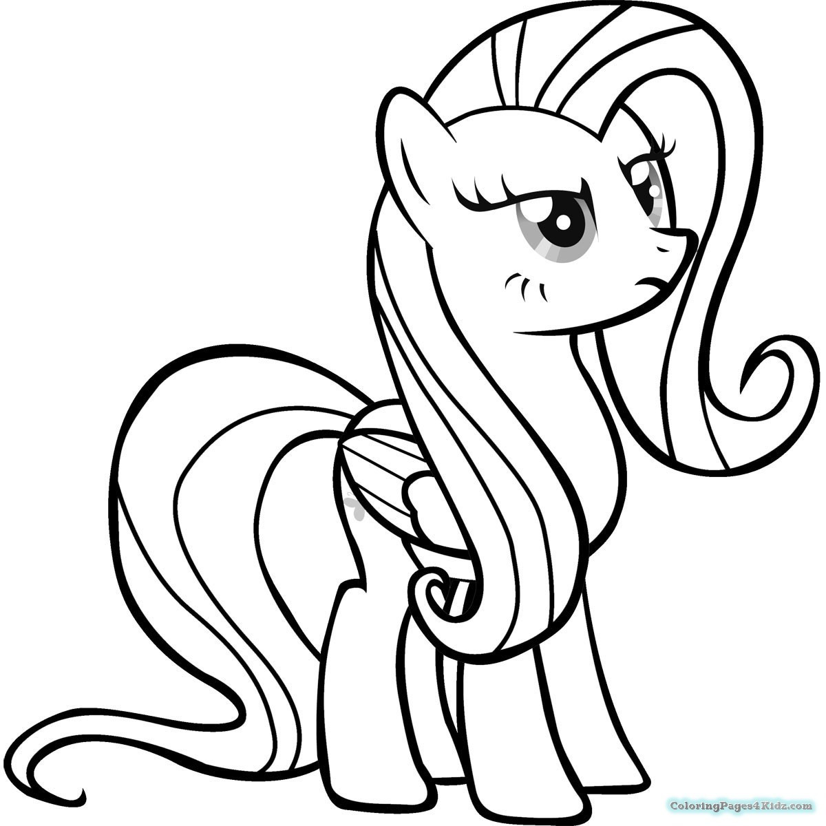 Baby My Little Pony Coloring Pages
 My Little Pony Coloring Pages Fluttershy Baby