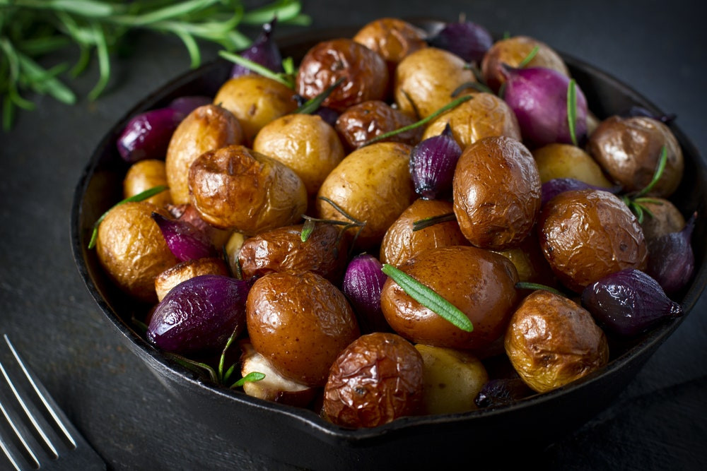 Baby New Potatoes Recipes
 Roasted Baby Potatoes with Thyme and Rosemary recipe