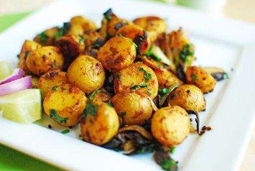 Baby New Potatoes Recipes
 Spicy Roasted Baby Potatoes Recipe
