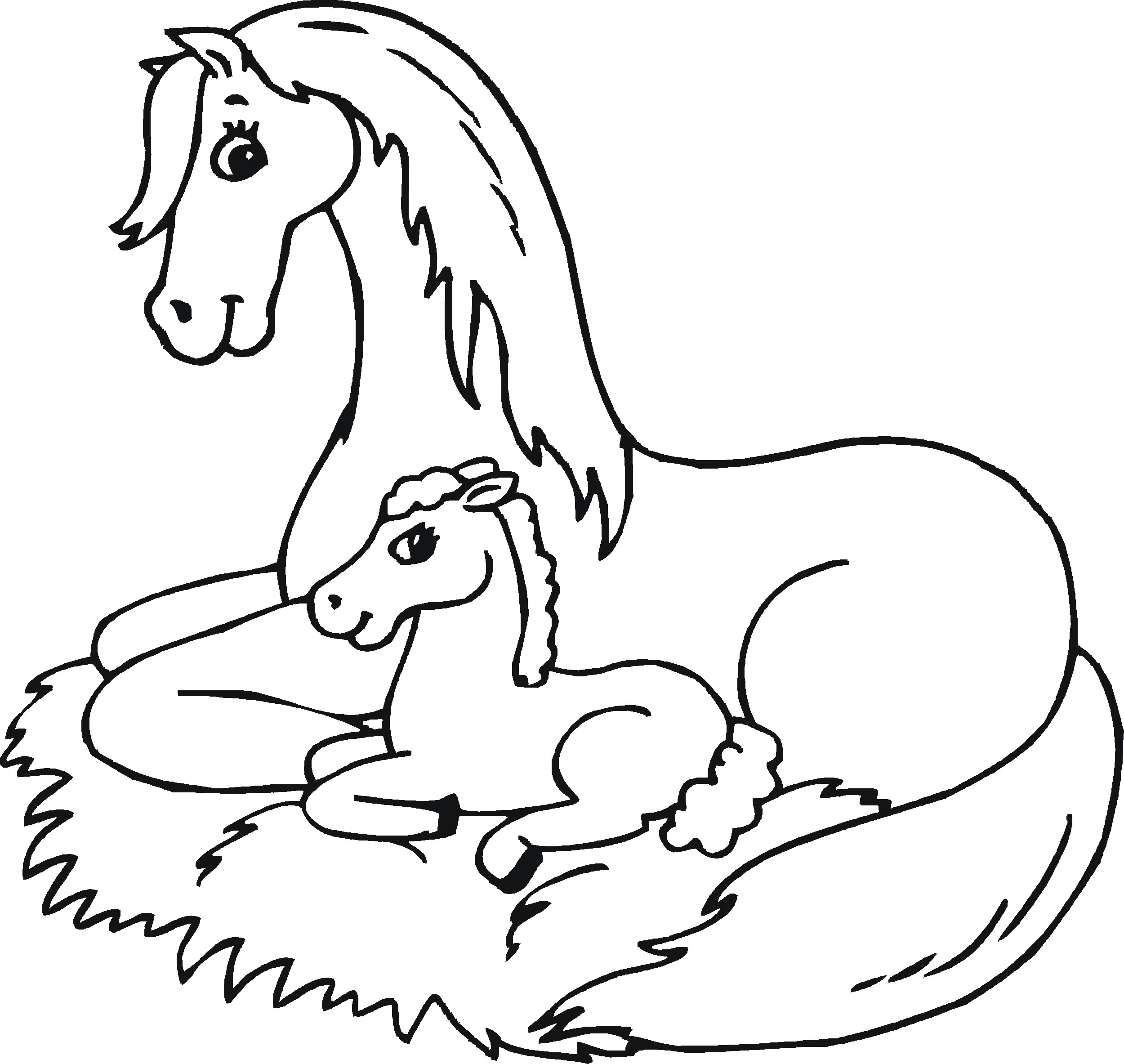 Baby Pony Coloring Pages
 Animal Coloring Pages – Children s Best Activities
