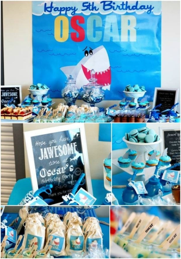 Baby Pool Party Ideas
 A Boy s Shark Themed Pool Party