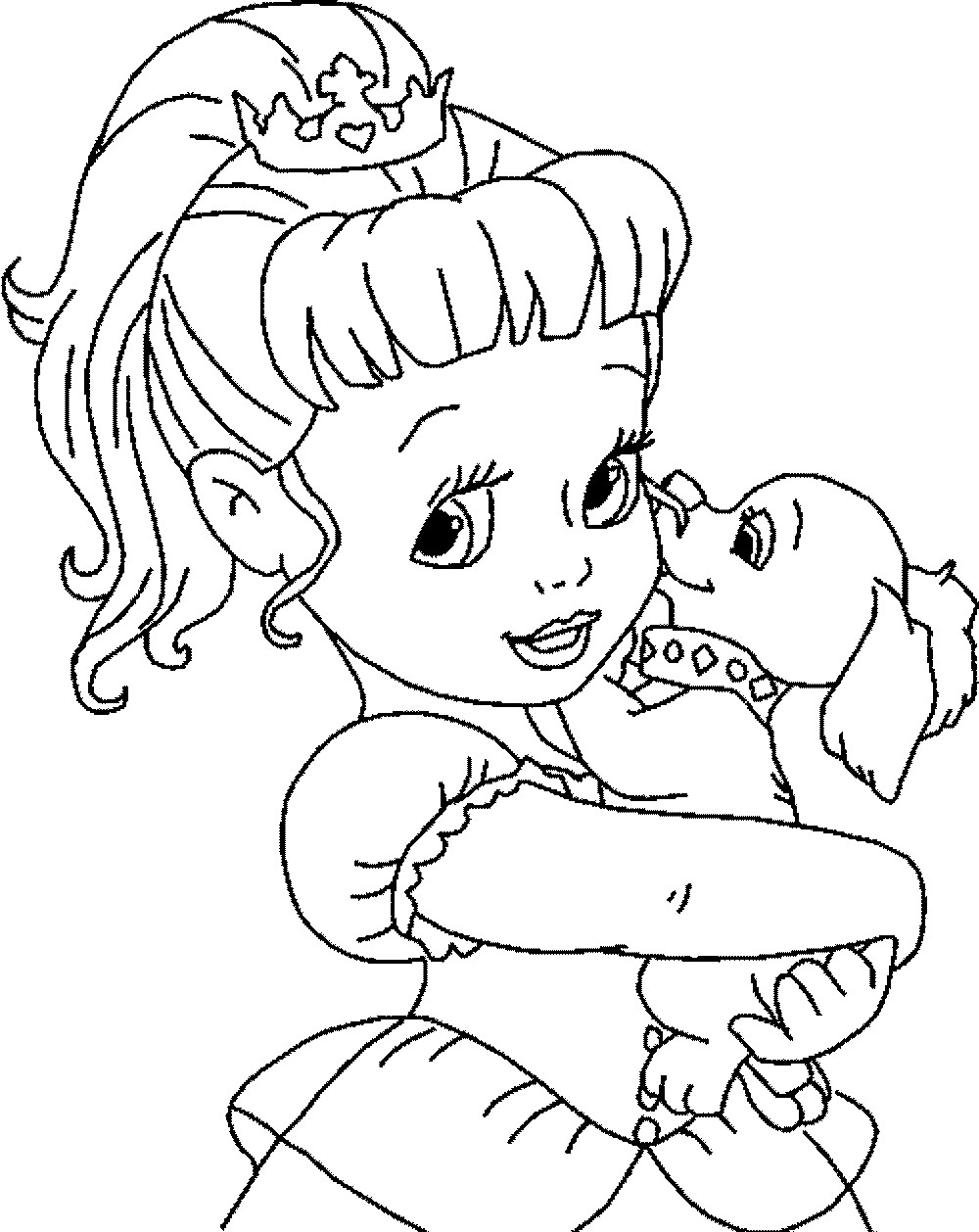 Baby Princesses Coloring Pages
 Print & Download Impressive Cinderella Coloring Pages