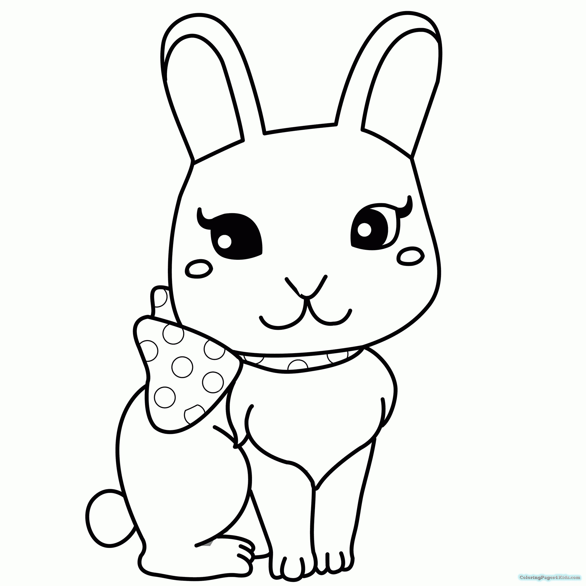 Baby Rabbit Coloring Pages
 Cute Coloring Pages Baby Bunnies