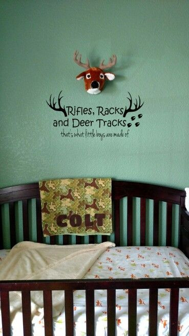 Baby Room Deer Decor
 Hunting Themed Nursery Ideas TheNurseries
