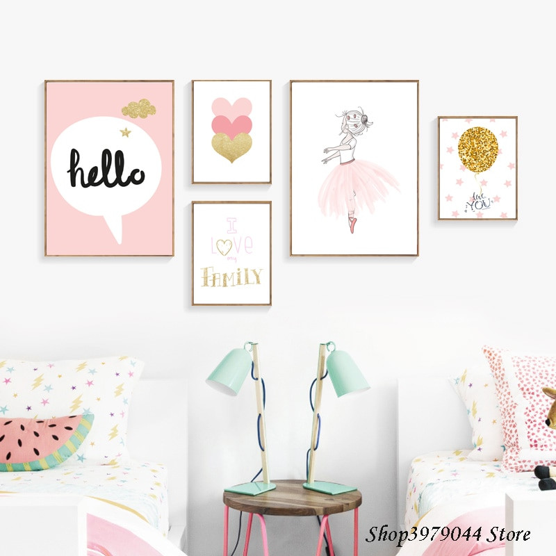 Baby Room Wall Decorations
 Baby Girl Room Decor Wall Art Paintings Posters And Prints