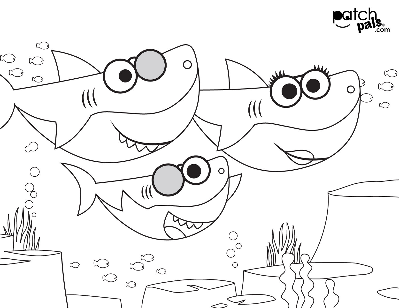 Baby Shark Coloring Book
 Eye Patches by Patch Pals Eye Patch Puzzles