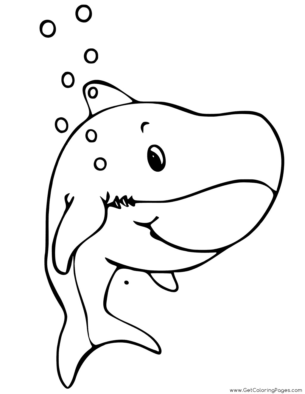 Baby Shark Coloring Book
 Baby Shark Coloring Pages at GetColorings