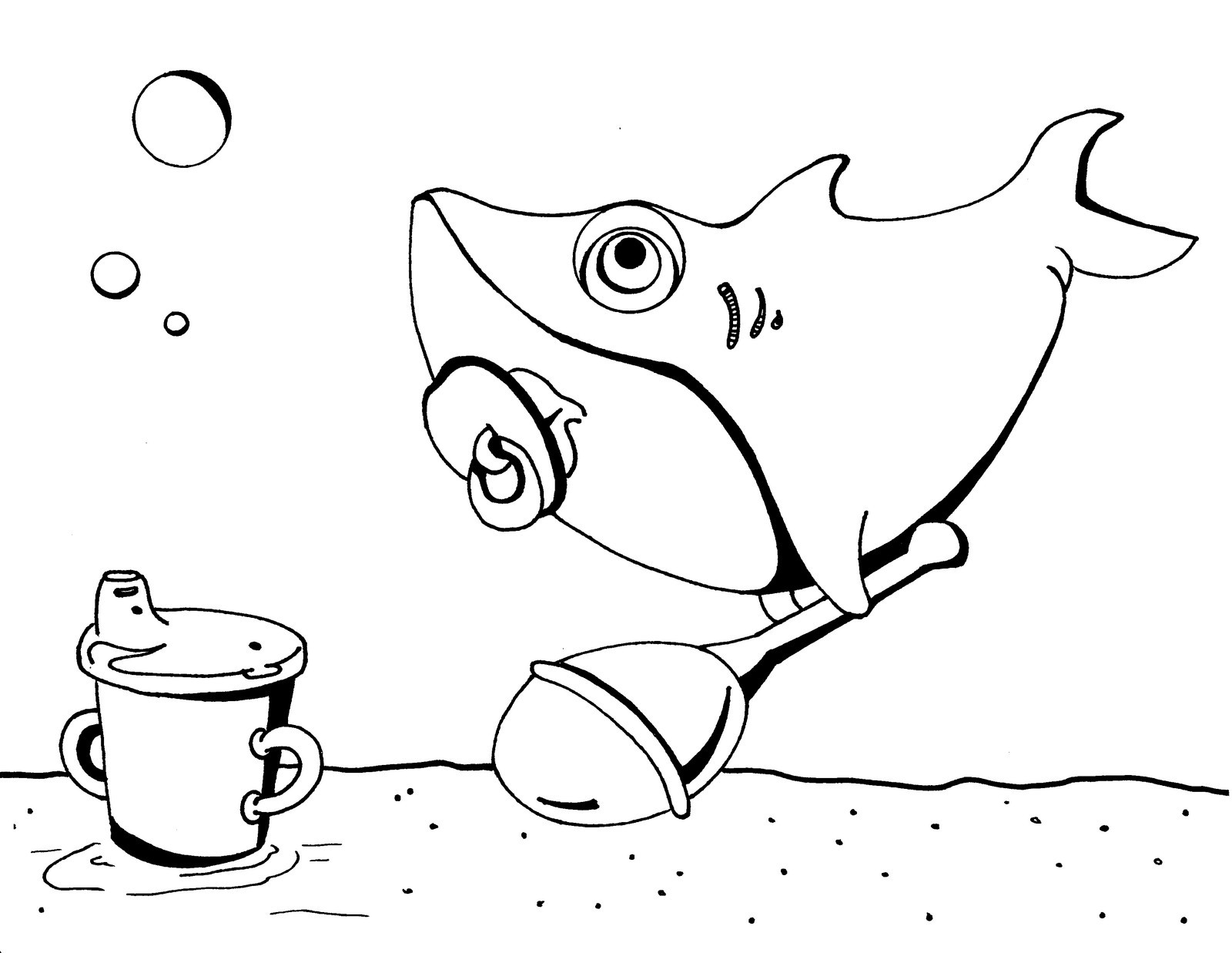 Baby Shark Coloring Pages Printable
 pinkfong baby shark coloring sheet for kids