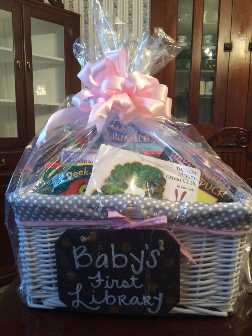 Baby Shower Book Gift Ideas
 Baby s First Library Filled a basket with 25 board books