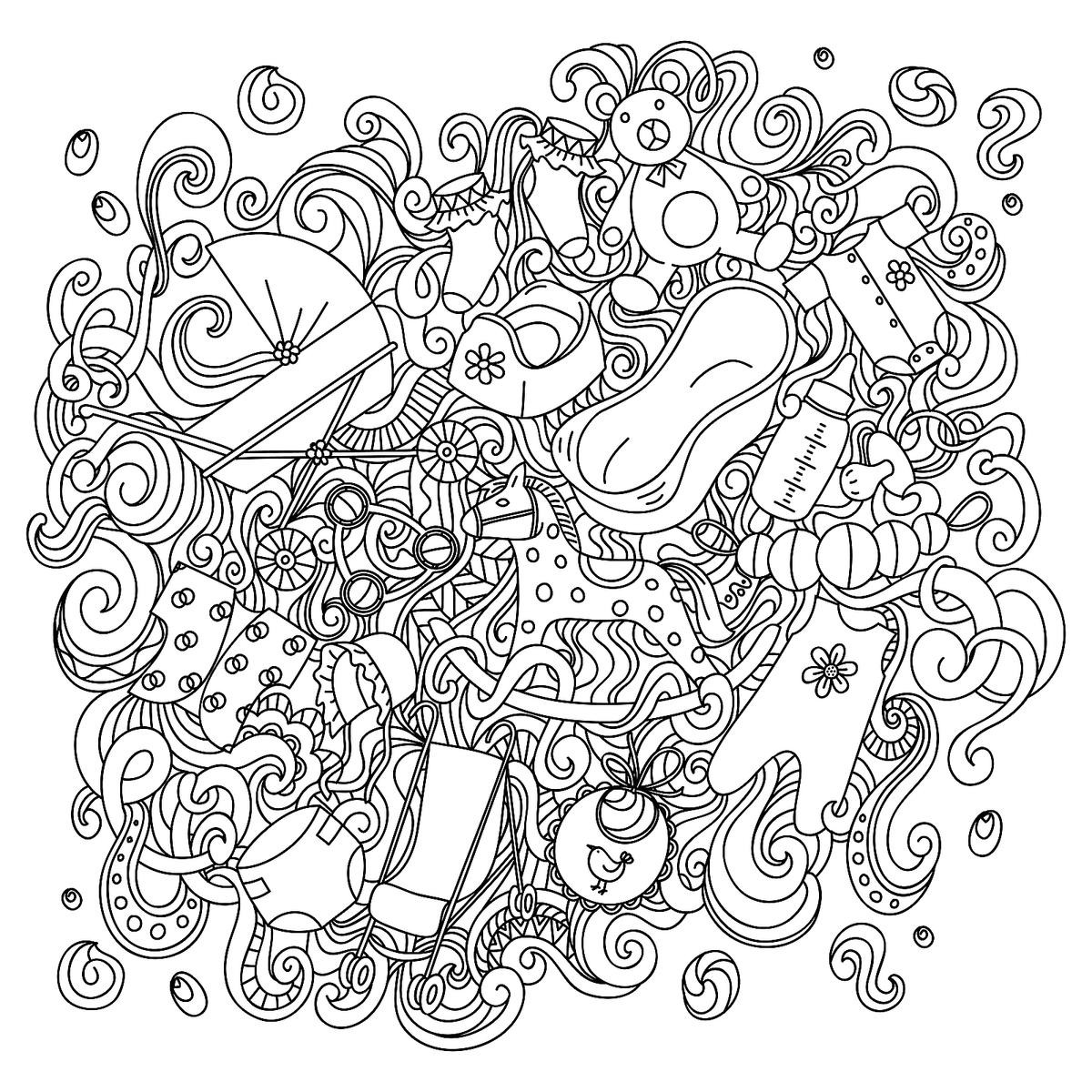 Baby Shower Coloring
 Pregnancy Coloring Pages Free Pregnancy Printables for