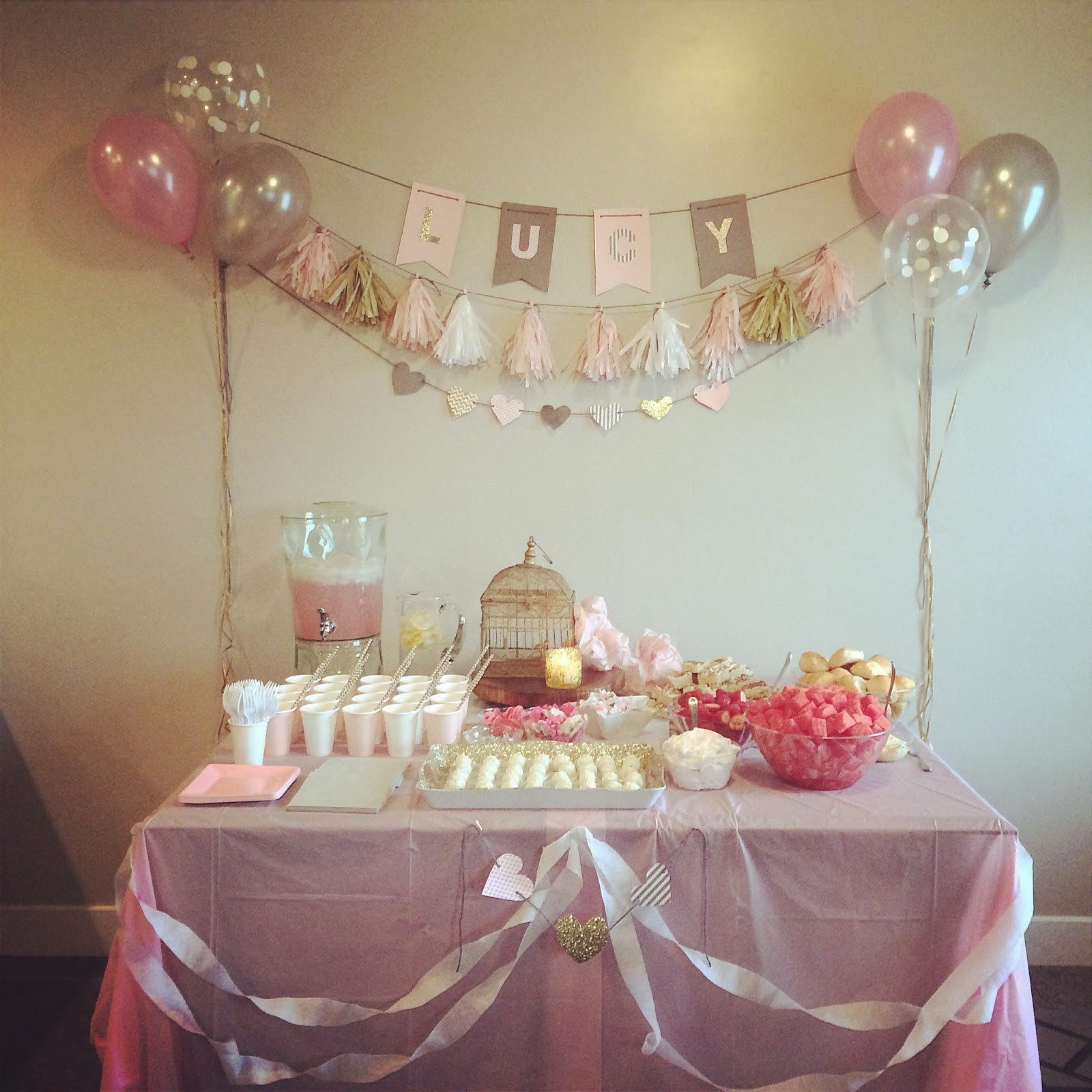 Baby Shower Decoration Ideas On A Budget
 Home with Carissa Introducing the " the Cheap" Series