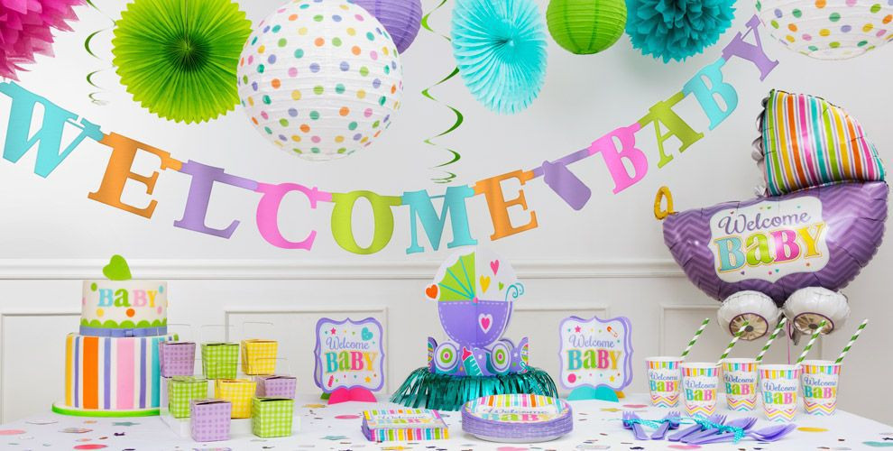 Baby Shower Decorations At Party City
 Bright Wel e Baby Shower Decorations Party City