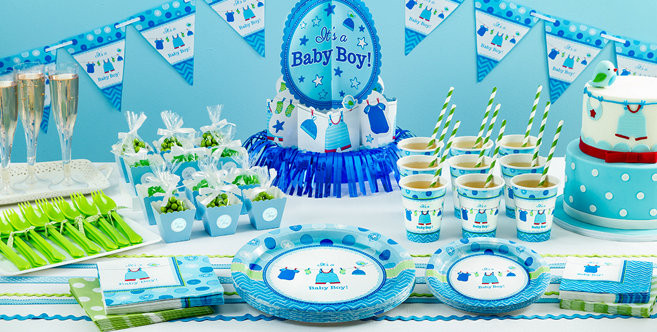 Baby Shower Decorations At Party City
 It s a Boy Baby Shower Party Supplies Party City