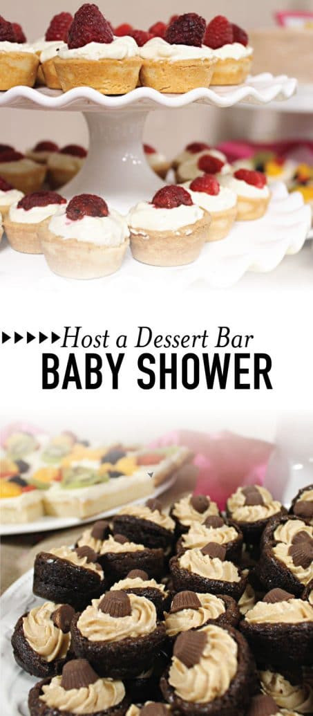 Baby Shower Dessert Bar
 Host a Dessert Bar Baby Shower