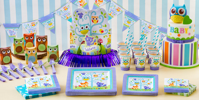 Baby Shower Games Party City
 Woodland Baby Shower Party Supplies Party City