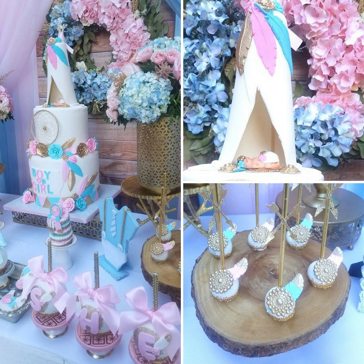 Baby Shower Gender Reveal Party Ideas
 Boho Gender Reveal Party Baby Shower Ideas Themes Games
