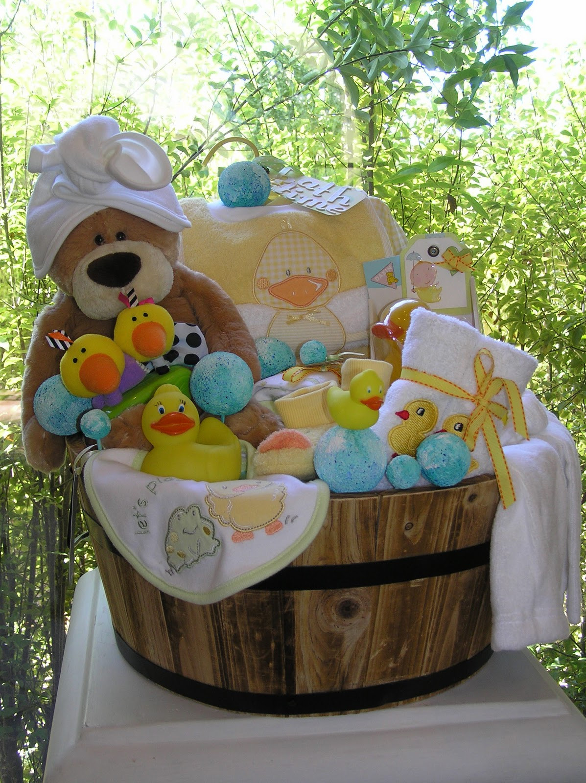 Baby Shower Gift Baskets Ideas
 White Horse Relics Unique Themed Baby Gift Baskets