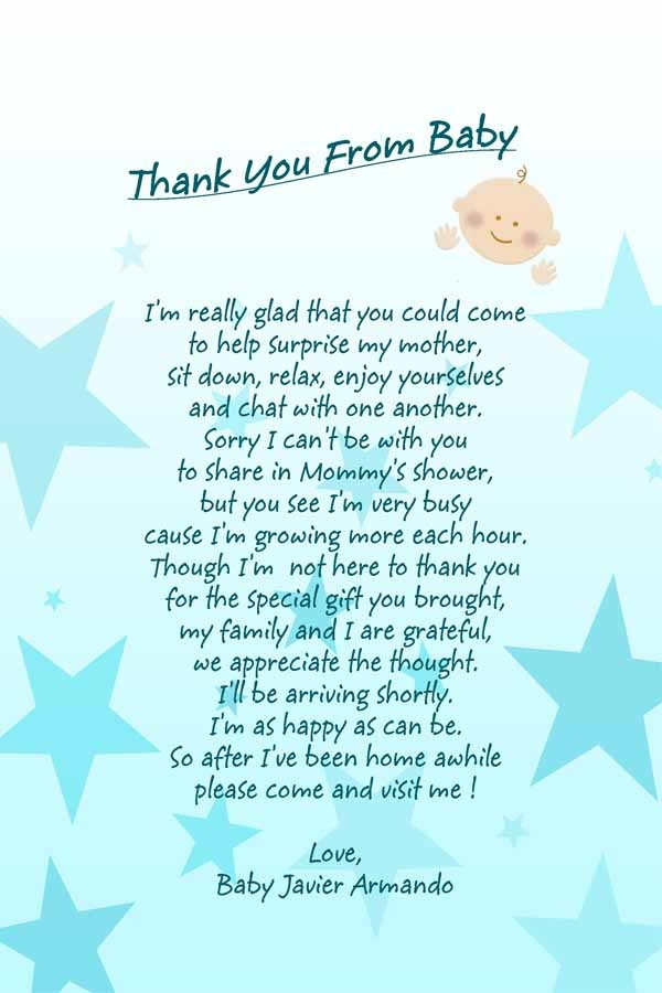 Baby Shower Gift Poems
 Baby Shower Poems for Everyone Cool Baby Shower Ideas