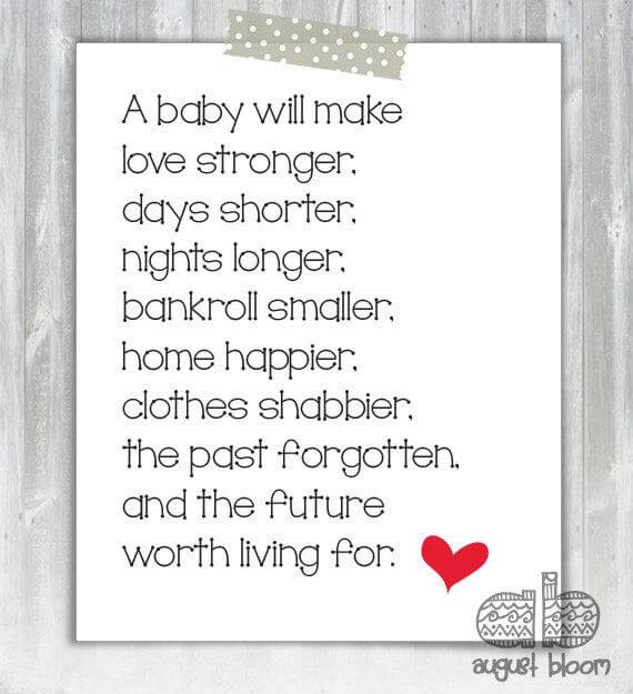 Baby Shower Gift Poems
 Guess The Next Line Baby Shower Poem Game