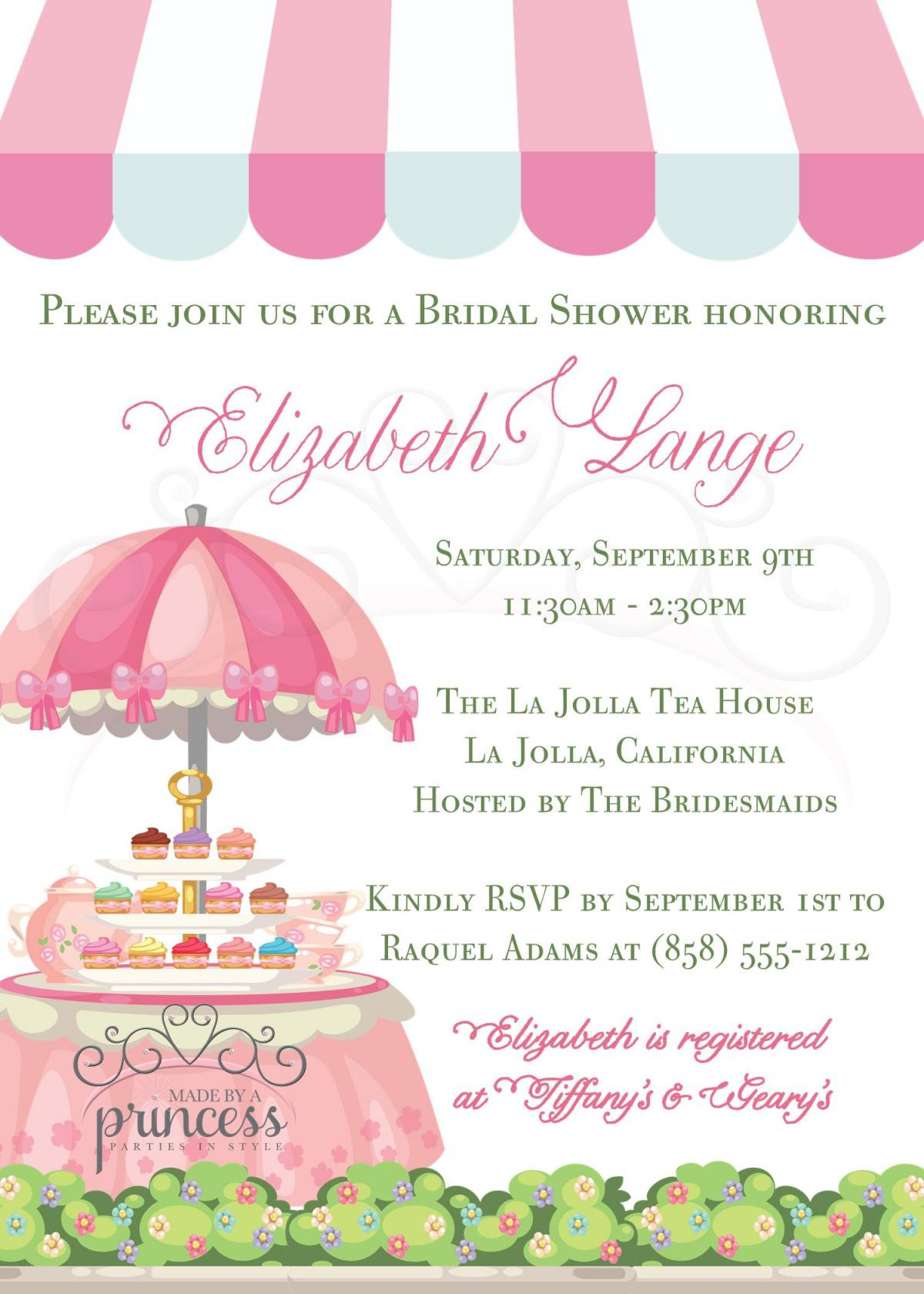 Baby Shower Invitations Tea Party
 How To Host An Afternoon Tea Party Baby Shower