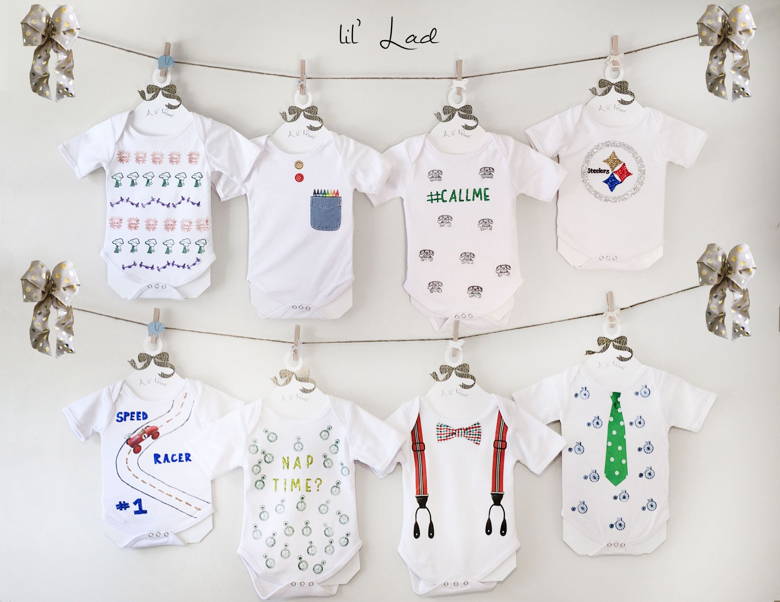 Baby Shower Onesie Decorating Ideas
 The Ultimate Baby Shower Gift A onesie decorating kit for