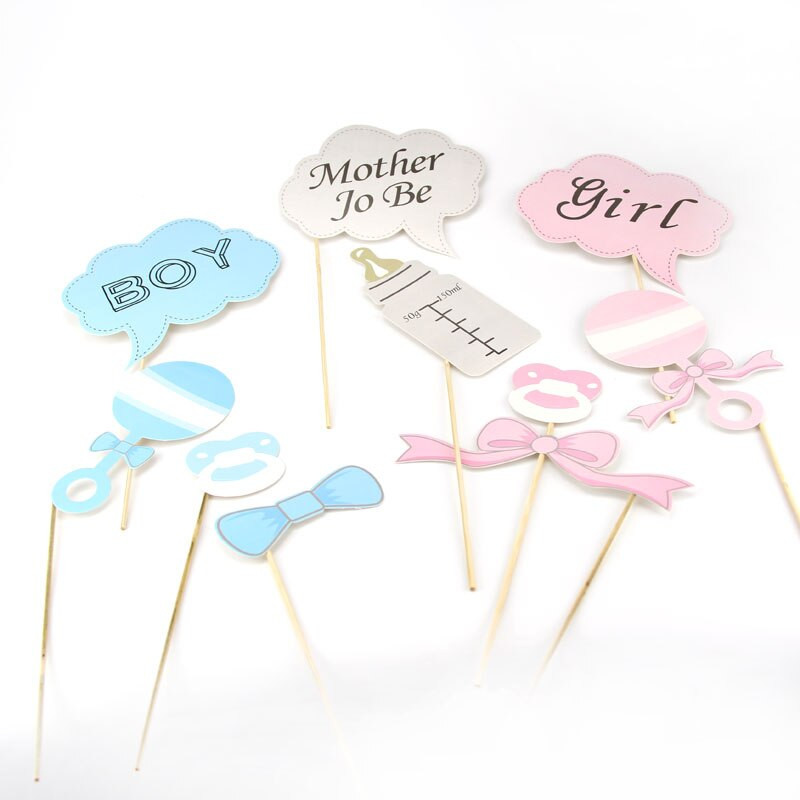 Baby Shower Photo Booth Props DIY
 Hot 10Pcs Party Gifts Booth Props DIY Bottle Baby