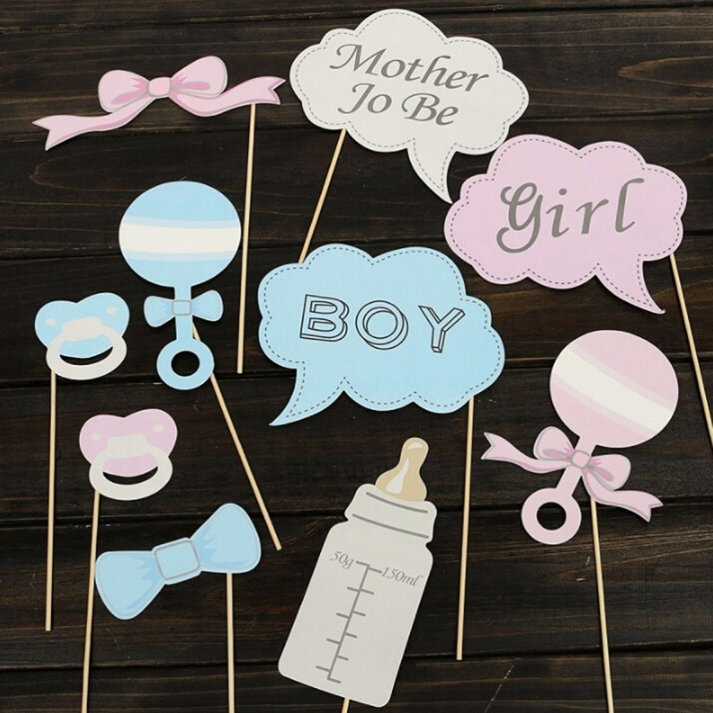 Baby Shower Photo Booth Props DIY
 New Party Gifts Booth Props DIY Bottle Baby Shower
