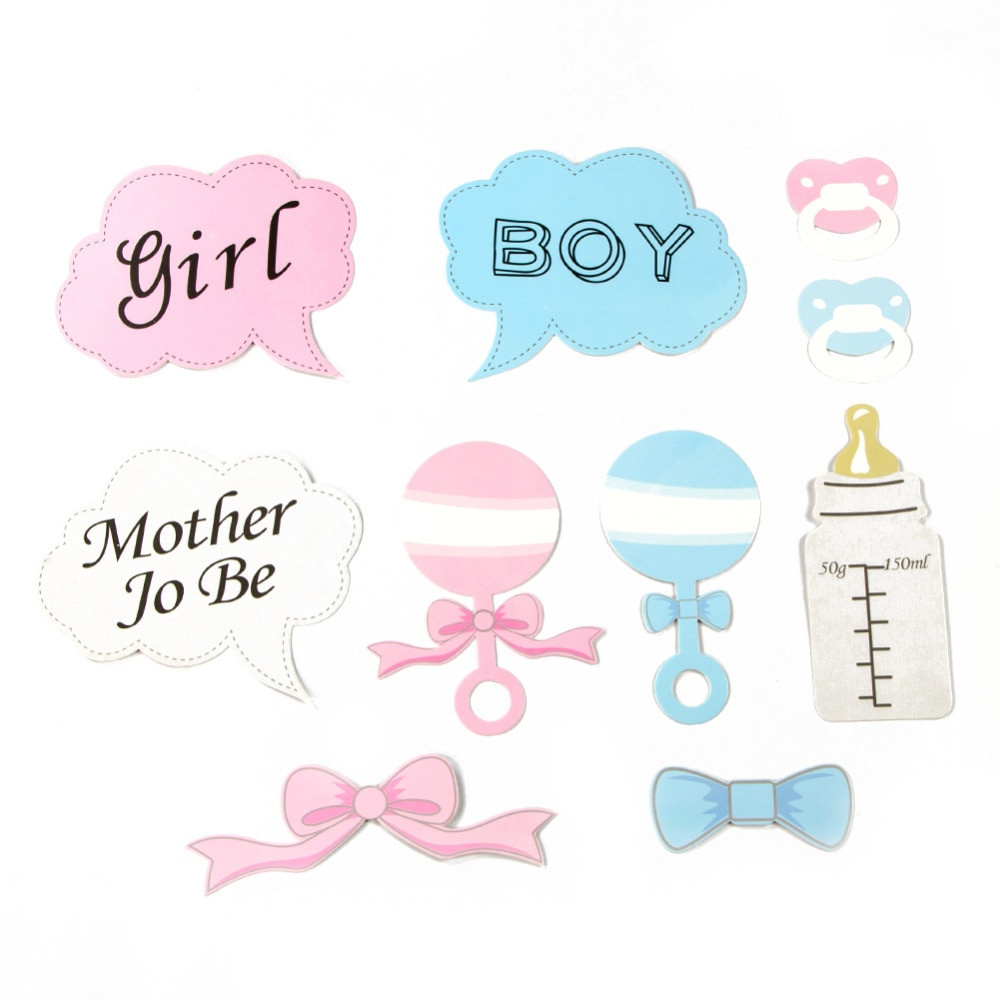 Baby Shower Photo Booth Props DIY
 Aliexpress Buy 10pc Baby Shower Booth Props