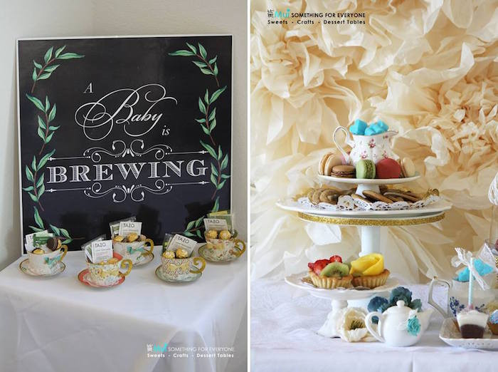 Baby Shower Tea Party Decorations
 Kara s Party Ideas Baby Shower Tea Party