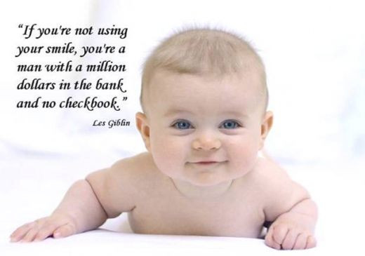 Baby Smile Quotes
 "Positive Thinking Motivation & Hope Keeps you always Stay