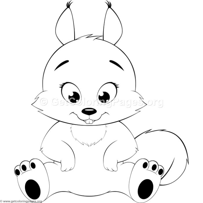Baby Squirrel Coloring Pages
 Funny Baby Squirrel Coloring Pages – GetColoringPages