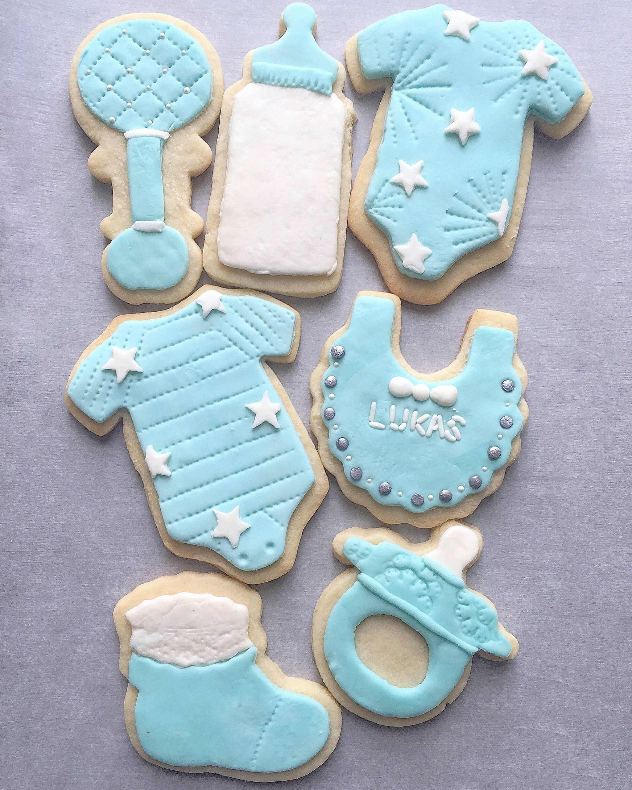 Baby Sugar Cookies
 Baby boy sugar cookies – SIFTED BAKING CO