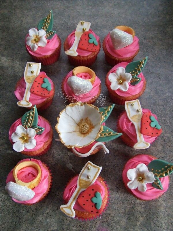Bachelorette Party Cupcake Ideas
 Too pretty to eat