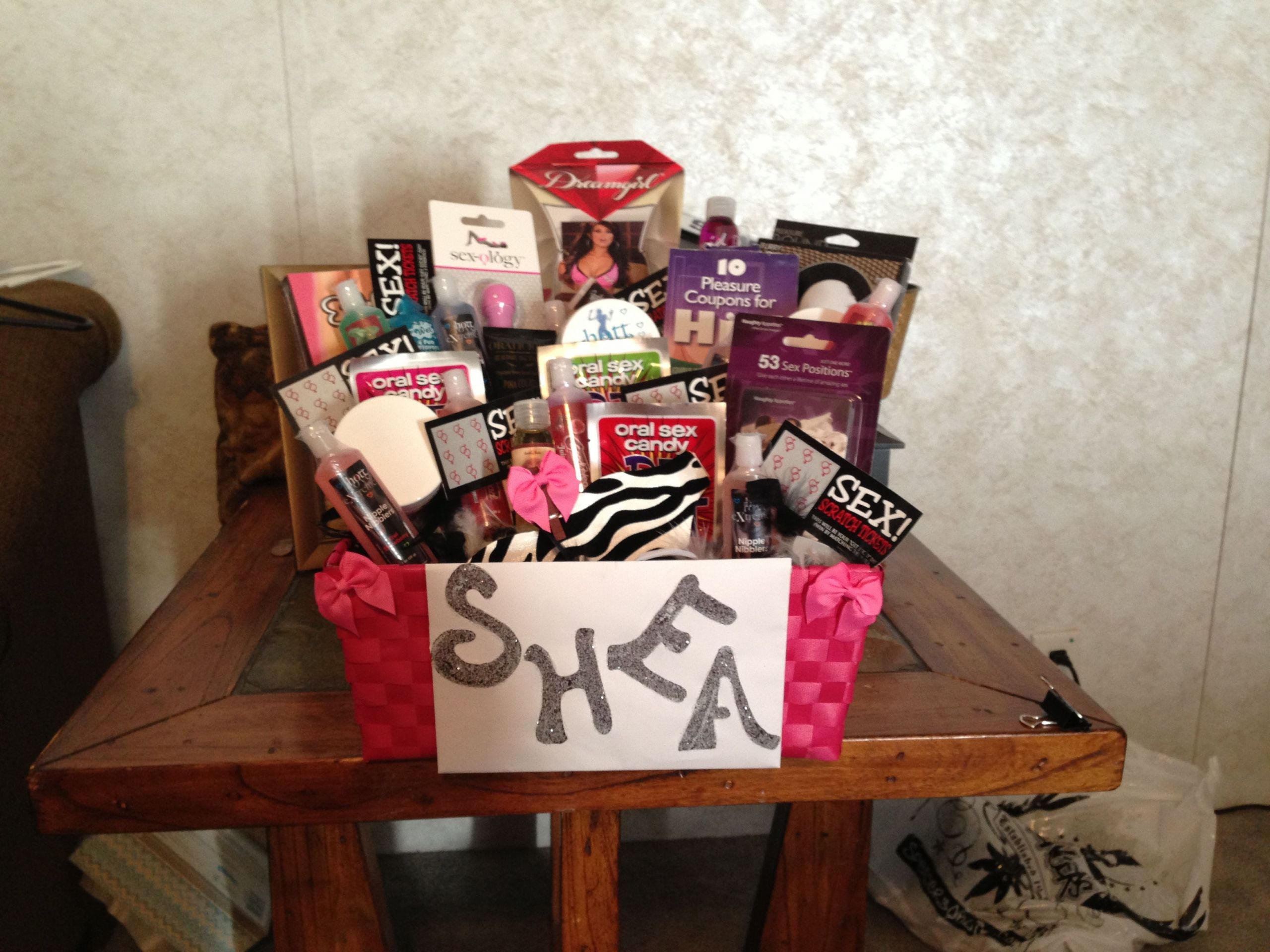 Bachelorette Party Gift Ideas For The Bride
 Bachelorette t basket Gifts