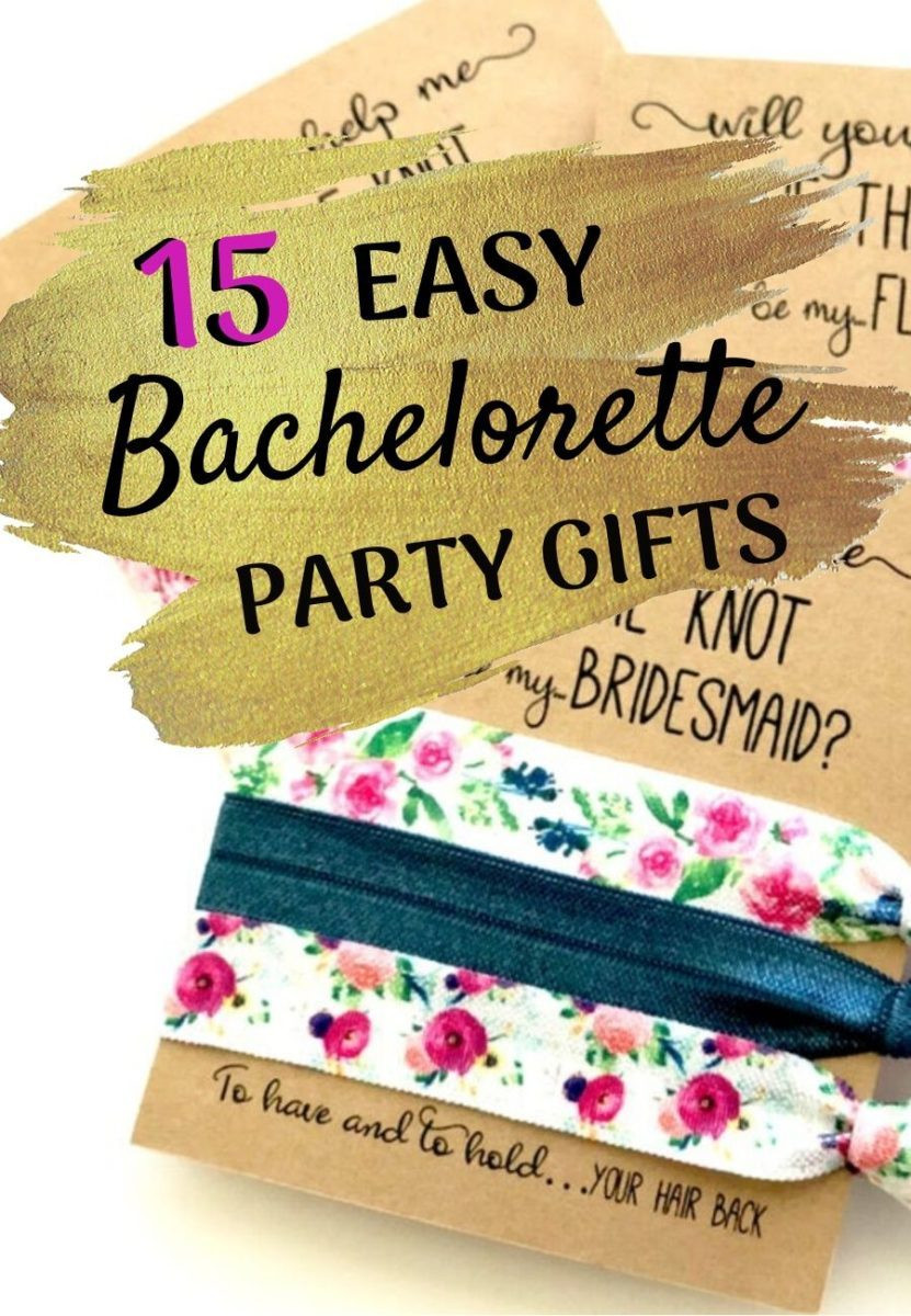 Bachelorette Party Gift Ideas For The Bride
 15 Easy Bachelorette Party Gift Ideas for the Bride and