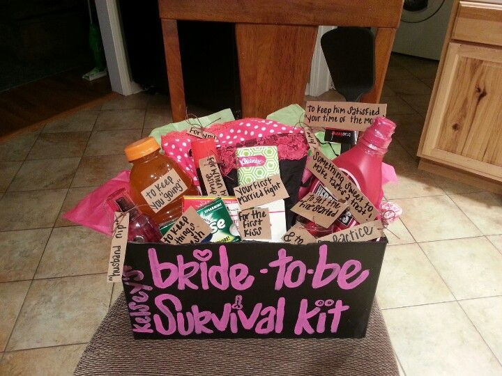Bachelorette Party Gift Ideas For The Bride
 For my friends bachelorette party I made her a bride to be