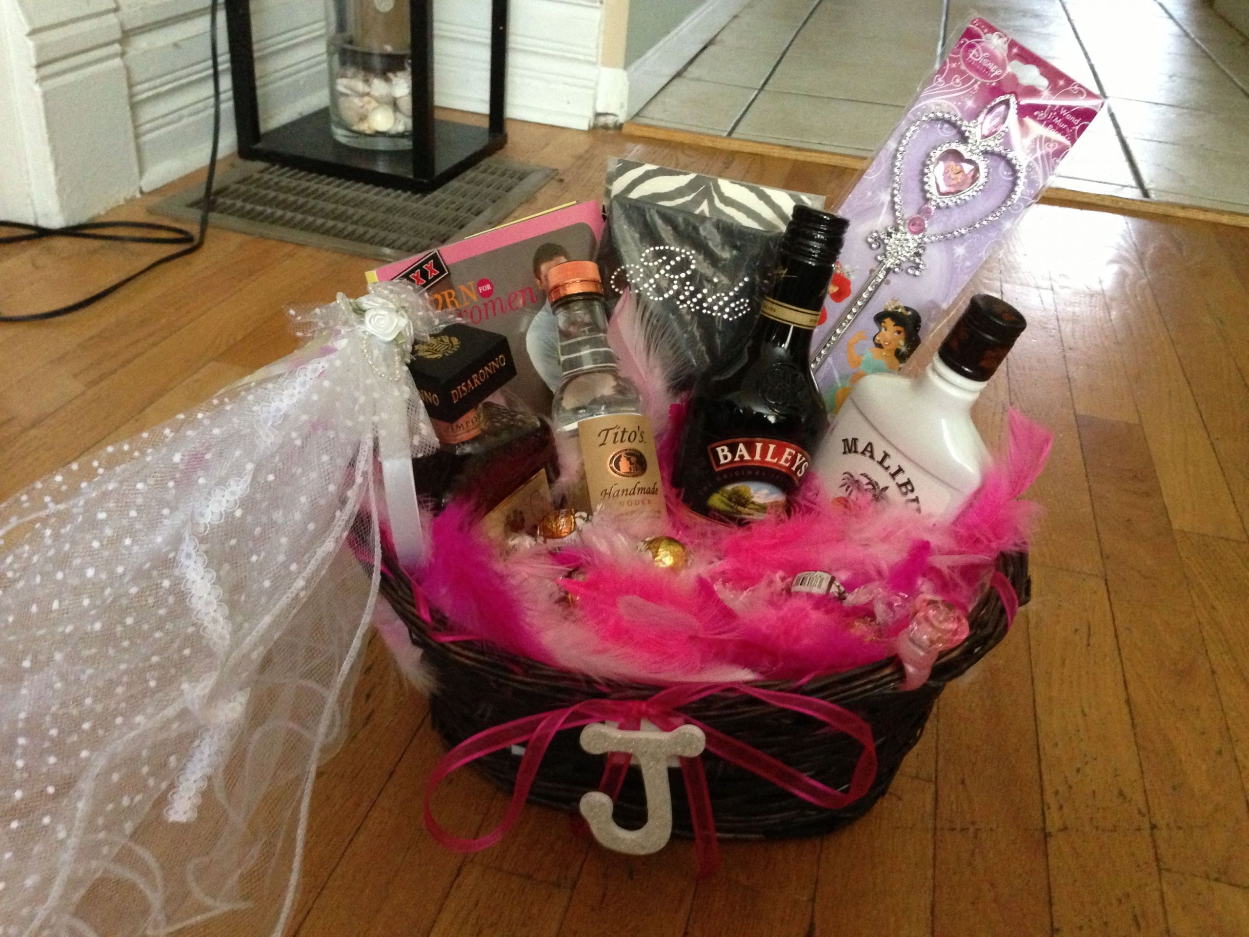 Bachelorette Party Gift Ideas For The Bride
 bachelorette party t basket