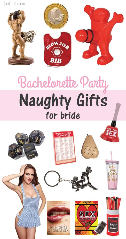 Bachelorette Party Gift Ideas For The Bride
 20 Naughty Bachelorette Gifts for Bride That Will Help