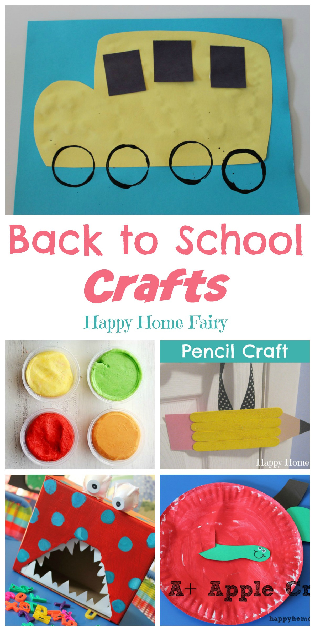 Back To School Crafts For Kids
 Back to School Crafts Happy Home Fairy