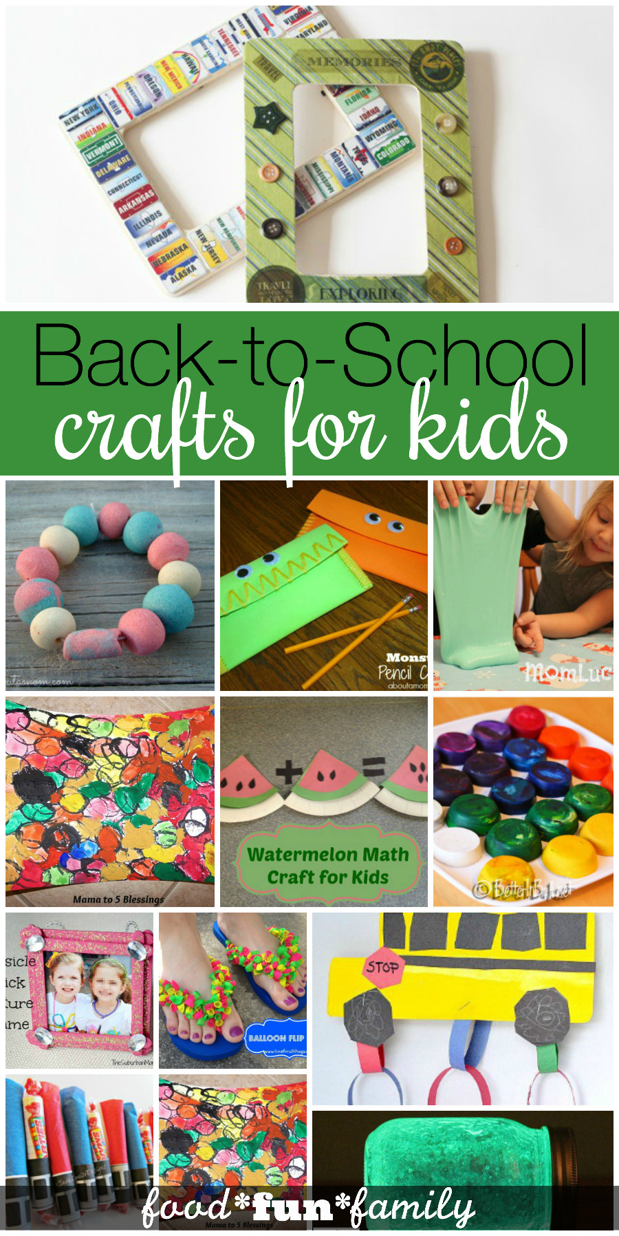 Back To School Crafts For Kids
 16 Back to School Crafts for Kids Craft Round up