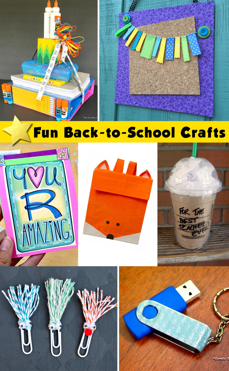 Back To School Crafts For Kids
 Back to School Craft Projects Morena s Corner