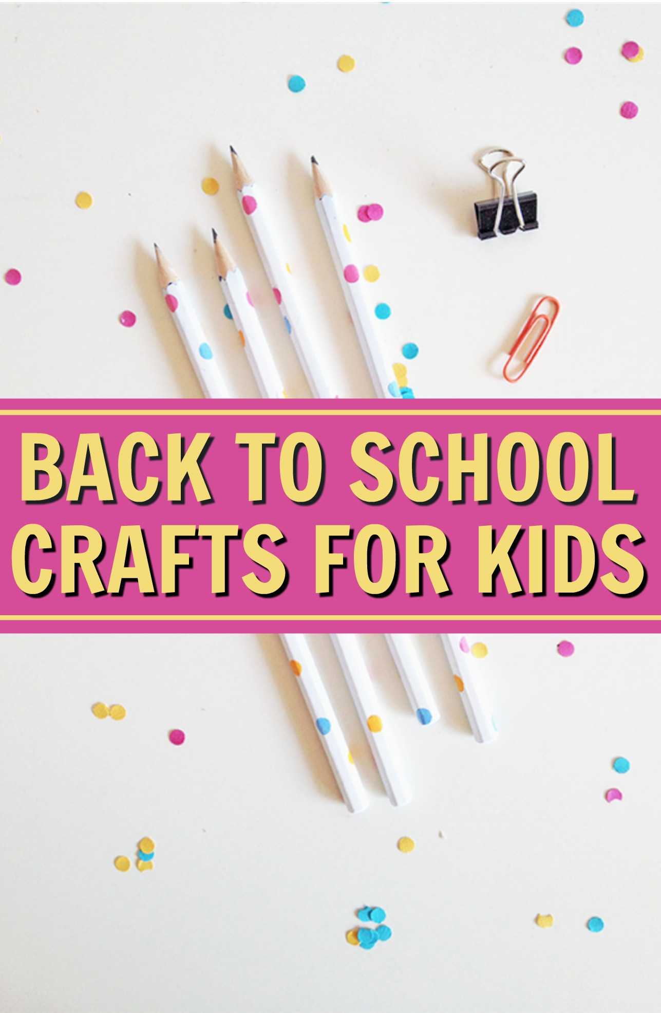 Back To School Crafts For Kids
 Back To School Craft Ideas For Kids A Little Craft In