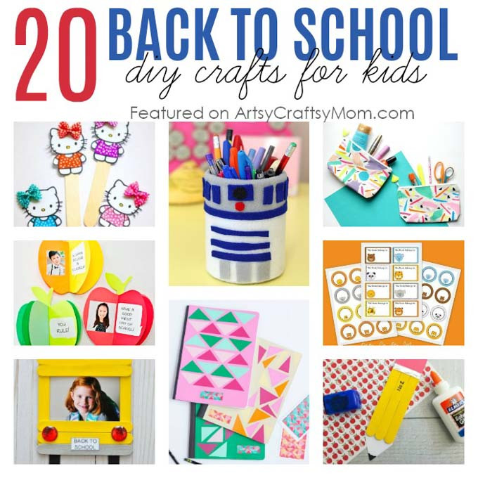 Back To School Crafts For Kids
 20 Awesome Back to School Crafts for Kids to Make and Gift