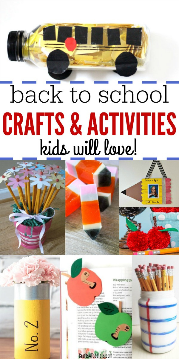 Back To School Crafts For Kids
 25 Back to School Crafts and Activities for Kids Crafts