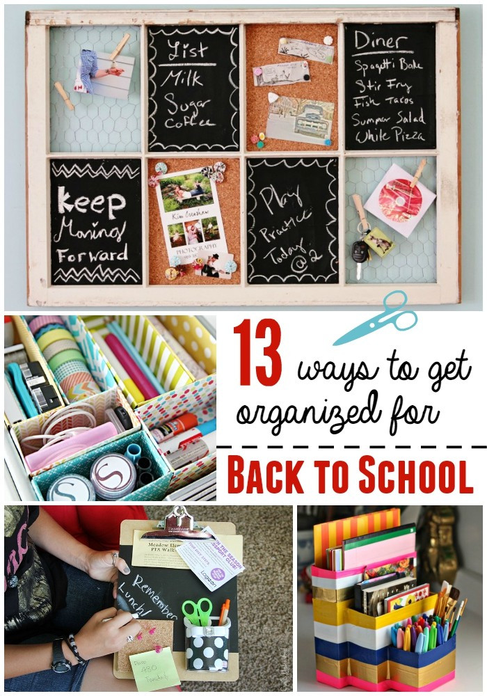 Back To School DIY Organization
 Back to School DIY Organization Crafts Unleashed