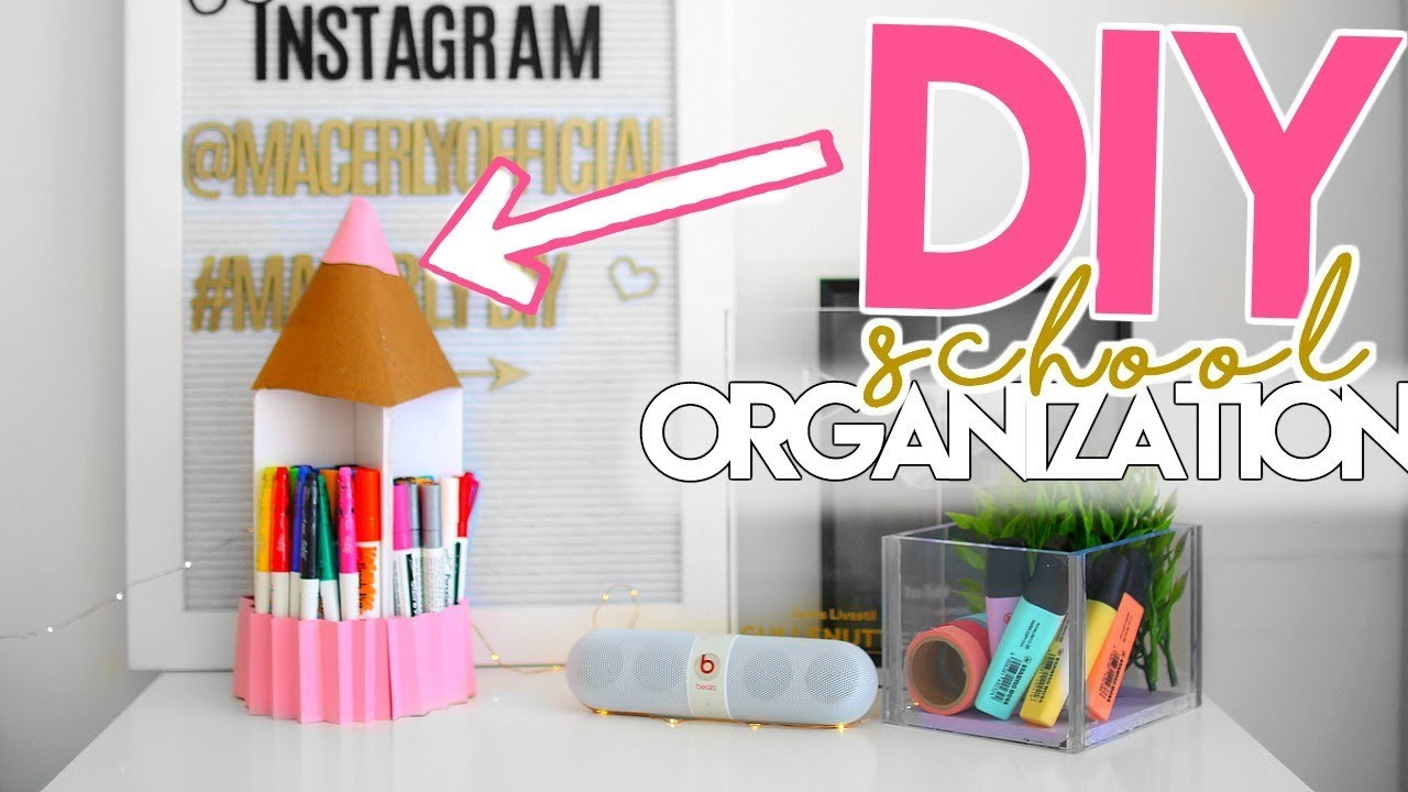 Back To School DIY Organization
 DIY BACK TO SCHOOL ORGANIZATION & DIY School Supplies 2018