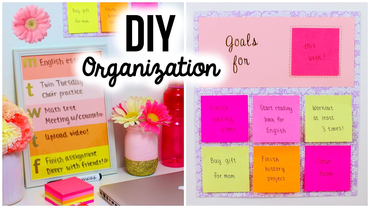 Back To School DIY Organization
 Back To School DIY Organization & Room Decor