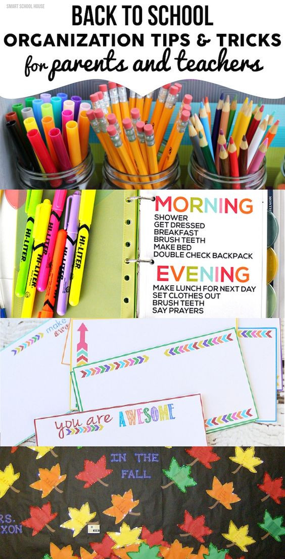 Back To School DIY Organization
 Get organized and ready for back to school with these