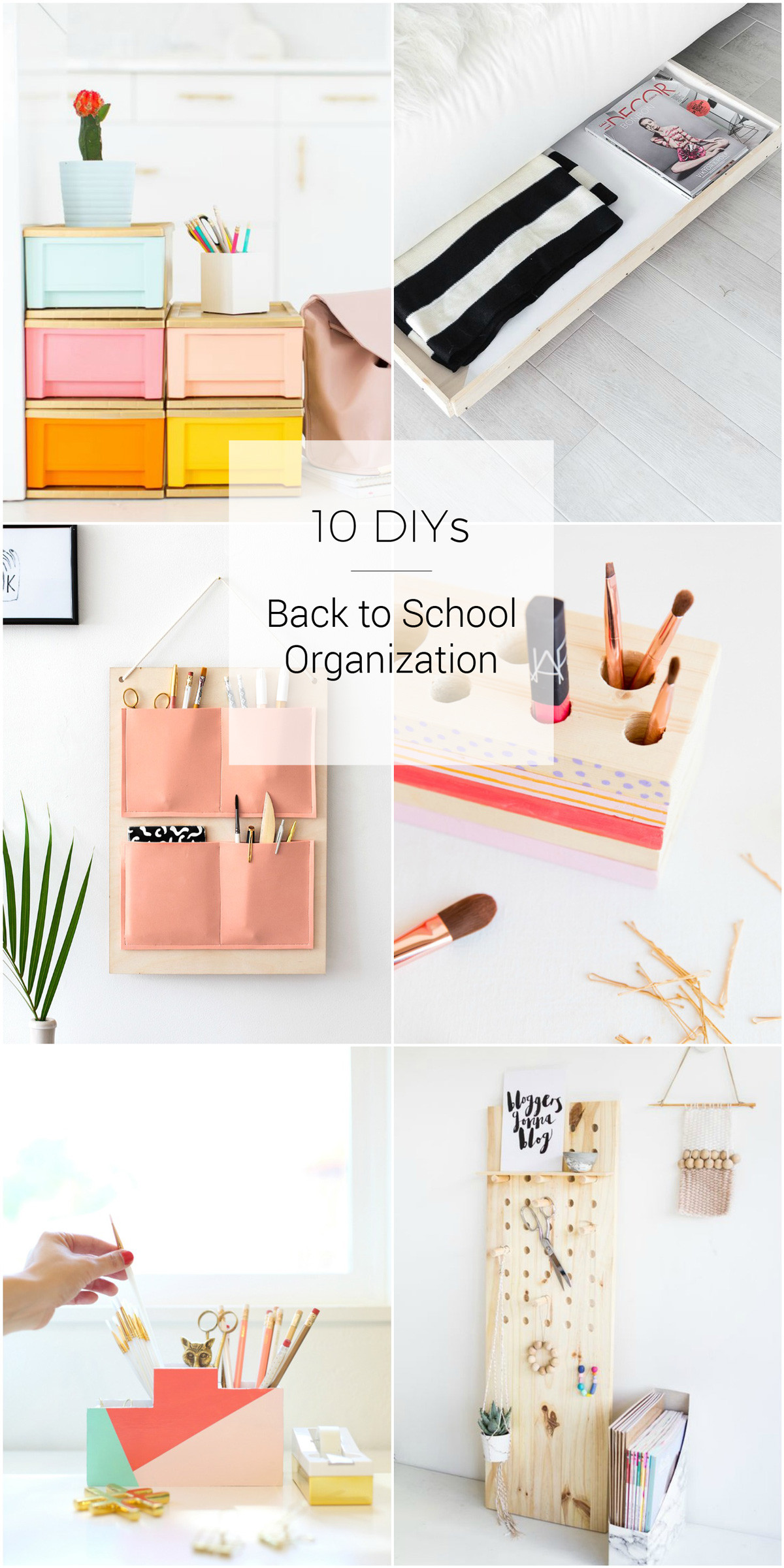 Back To School DIY Organization
 10 DIY Ideas for Back to School Organization